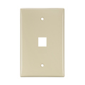 Leviton WALLPLATES WP 1PORT SG MID IV 41091-1IN